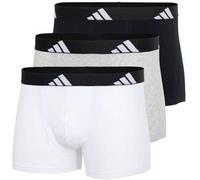 adidas 3P Active Flex Cotton Trunk Weiß/Grau Baumwolle Large Herren