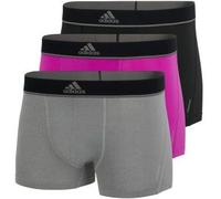 adidas 3P Sport Trunk Grau/Rosa Polyester Large Herren