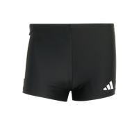 adidas Men's 3 Stripes Swim Boxers, Black/White, L