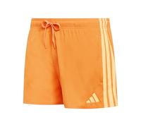 adidas Men's 3 Stripes Swim Shorts 3 INCH, Pure Orange/Lucid Tangerine, S
