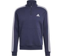 adidas 3S FL 1/4 Z Herren Sweatshirt, dunkelblau, größe XL