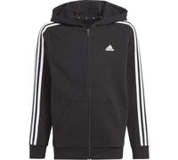 adidas 3S FL FZ HOOD Kinder Sweatshirt, schwarz, größe 128