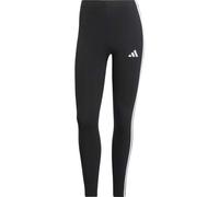 adidas Women's ESSENTIALS 3-STRIPES COTTON LEGGINGS, Black/White, S