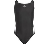 Adidas MÃ€dchen 3-Streifen Swimsuit Badeanzug schwarz-weiÃ 128