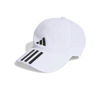 adidas 3-Streifen AEROREADY Running Training Baseball Cap HT2043 - white/black/black 58 - 60 cm