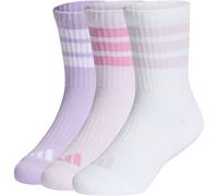 Adidas 3Stripes Cushioned Sportswear Crew Socks 3er-Pack Kinder Socken, lila KXXL