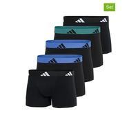 adidas 5er-Set: Boxershorts in Schwarz - Größe M | Herren Waesche