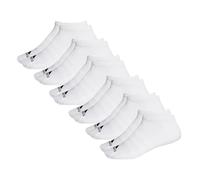 adidas 6 Paar Herren Damen Unisex Socken C SPW Low Sneaker, Farbe:Weiß, Größe:43-45, Artikel:-white