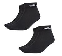 adidas 6 Paar NC Ankle Performance Sneaker/Quarter Socken Unisex Kurzsocke GE6177, Farbe:Black, Socken & Strümpfe:43-45
