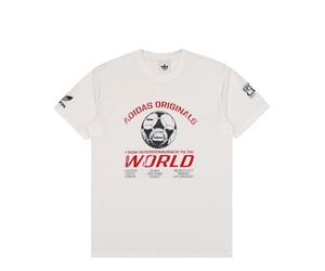 adidas 90s FTBL Tee Weiß in Größe M