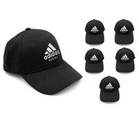 Adidas adiCAP01-100 Ball Cap with Stack Logo Hat Unisex Blackwhite Taglia Unica