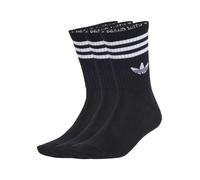 adidas Originals 3S Crew S 3P Socks black / black / black Gr. L