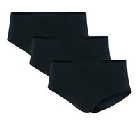 ADIDAS adidas Damen Slips, 3er Pack - Sport Active Light Flex, Hipster, Unterwäsche, Logo, einfarbig (4A0702) XL Schwarz