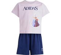 adidas x Disney Frozen T-Shirt + Shorts Set Mädchen JZ3578 - ice lavender/dark blue 116