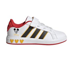 adidas Adidas Disney Mickey Mouse Grand Court Shoes Kids ftwr white-core black-bold gold (01F7) 4