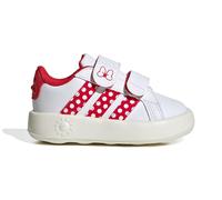ADIDAS DISNEY MINNIE MOUSE GRAND COURT SHOES INFANTS 23 1/2 Cloud White / Pure Ruby / Off White