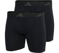 ADIDAS adidas Herren Boxershorts, 2er Pack - Ergonomic Boxer Brief 2PK, Active Flex Cotton, Logo (4AM005) 2XL Schwarz