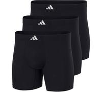 ADIDAS adidas Herren Boxershorts, 3er Pack - Active Micro Tech, Boxer Briefs, Logo, einfarbig (4AM026) L Schwarz
