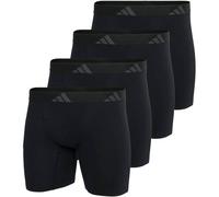 ADIDAS adidas Herren Boxershorts, 4er Pack - Ergonomic Boxer Brief 4PK, Active Flex Cotton, Logo (TB_4AM005-4P) XL Schwarz