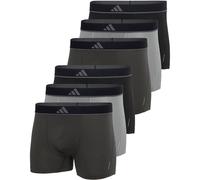 Boxershorts ADIDAS ORIGINALS "Boxershort Trunks Active Micro Flex Eco 6P 6er Pack", Herren, Gr. XL, bunt (schwarz, grau), Obermaterial: 85% Polyester PES. 15% Elasthan EL., Unterhosen (95474467-XL) sc