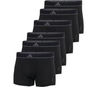 Boxershorts ADIDAS ORIGINALS "Boxershort Trunks Active Micro Flex Eco 6P 6er Pack", Herren, Gr. XL, schwarz, Obermaterial: 85% Polyester PES. 15% Elasthan EL., Unterhosen (23032233-XL) schwarz