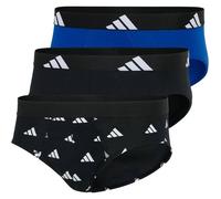 adidas 3P Active Flex Cotton Brief Schwarz/Blau Baumwolle Large Herren