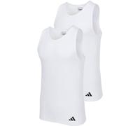 adidas 2P Active Flex Cotton Ergonomic Tank Top Weiß Baumwolle XX-Large Herren