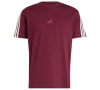 adidas - Adidas Kit 3-Stripes Regular T-Shirt - T-Shirt, Gr. XL, rot (Maroon/OffWhite)