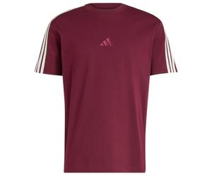 adidas - Adidas Kit 3-Stripes Regular T-Shirt - T-Shirt, Gr. XXL, rot (Maroon/OffWhite)