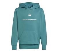 adidas adidas Slogan Fleece-Hoodie, Farbe Grün, Größe 128