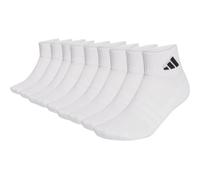 adidas Unisex Quarter Socken, 9er Pack - Cushioned Sportswear Ankle Socks, Logo, gepolstert, einfarbig Weiß / 37-39 37-39 Weiß