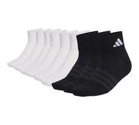 adidas Unisex Quarter Socken, 9er Pack - Cushioned Sportswear Ankle Socks, Logo, gepolstert, einfarbig 2xWeiß/Schwarz / 40-42 40-42 Weiß