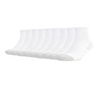 adidas Unisex Quartersocken, 9er Pack - Essentials Climacool Quarter Socken, Logo Weiß / 46-48 46-48 Weiß