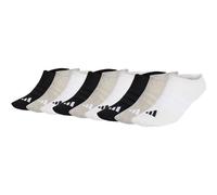 ADIDAS adidas Unisex Sneaker Socken, 9er Pack - Thin & Light Sportswear No-Show Socks, Logo, einfarbig (TB_ZL141-9P) 46-48 Schwarz/Grau/Weiß