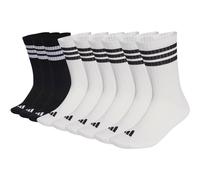 ADIDAS adidas Unisex Socken, 9er Pack - 3-Stripes Cushioned Sportswear Crew Socks, Logo, Streifen, gepolstert (TB_UW730-9P) 46-48 2