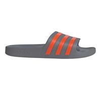 Badesandale ADIDAS SPORTSWEAR "AQUA ADILETTE", Gr. 46, grau three, impact orange, grau three, Synthetik, sportlich, Schuhe (37466525-46) grau three, impact orange, grau three