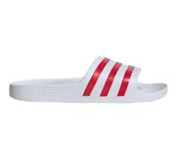 adidas Unisex Adilette Aqua Slides Sandal, Ftwr White/Team Colleg Red/Ftwr White, 37 EU
