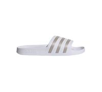adidas adilette Aqua Badeschuhe Weiß / Silber 37