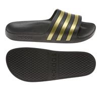 adidas Unisex Badeschlappen ADILETTE AQUA EG1758 42 Core Black/Gold Met./Core Black