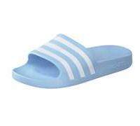 adidas Damen Badeschlappen Adilette Aqua IE8919 43 Glow Blue/Zero Met.