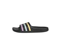 adidas Adilette Aqua Slides Kids Schiebe-Sandalen, core Black/orange Tint/Halo Mint, 24 EU