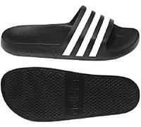 adidas Adilette Badelatschen (46 EU, Black/White)