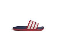 adidas Adilette Comfort 2.0 Badeschuhe - rot/dunkelblau - Größe 43 Größe:43