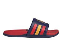 Badesandale ADIDAS SPORTSWEAR "ADILETTE COMFORT 2.0 SPANIEN BADESCHLAPPEN", Herren, Gr. 43, dunkelblau, vivid rot, crew gelb, Synthetik, Schuhe, Badelatschen, World Cup Nations Pack (56849861-43) dunk