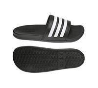 adidas Unisex Adilette Comfort Slides, Core Black / Cloud White, 39 EU