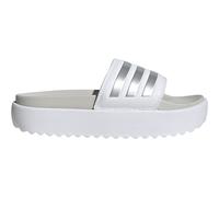 adidas Damen Adilette Platform Slides, Cloud White/Zero Metalic/Grey One, 38 EU