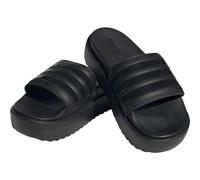 adidas Damen Adilette Platform Slides, Core Black / Core Black / Core Black, 40.5 EU