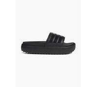 adidas Adilette Platform Slides Schwarz, Damen, Größe: 39, Material: PU/Synthetik