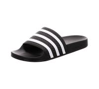 adidas Unisex-Erwachsene Originals ADILETTE Bade Sandalen, Schwarz (Black/White/Black), 44 1/2 EU