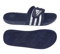 adidas Unisex Adissage Slides, Dark Blue / Cloud White / Dark Blue, 39 EU